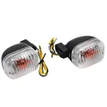 CLIGNOTANT SCOOT ADAPTABLE PEUGEOT 50 TKR, TREKKER, SQUAB AR TRANSPARENT/NOIR (PAIRE) **  -REPLAY-
