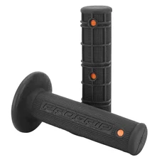 GRIP- PROGRIP OFF ROAD 799 DUAL DENSITY BLACK/ORANGE 118mm (PAIR) (CROSS/MX)