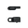 CLIGNOTANT MOTO TAAC FR08 3 LEDS FUME/NOIR FIXATION RETROVISEUR (DIAM 8mm / LONG 46mm / H 13mm) (PAIRE) QUALITE PREMIUM  -HOMOLOGUE ECE-