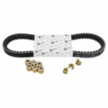 KIT TRANSMISSION (COURROIE, GALETS, GUIDES) ORIGINE PIAGGIO 125 GTS E3 2009>2016 -1R000566-