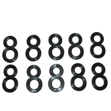 CHIFFRE PLAQUE TIFLEX MOTO/SCOOTER 45mm  8  (VENDU PAR 10)