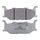 PLAQUETTE DE FREIN NISSIN POUR YAMAHA 500 TMAX 2001>2003 AV, 400 MAJESTY 2004 AV / MBK 400 SKYLINNER 2004 (2P-233NS) (SEMI METAL)