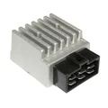 REGULATEUR DE TENSION 50 A BOITE ADAPTABLE APRILIA 50 RS 2011> / MINARELLI 50 AM6  (CONNECTEUR NOIR - 6 FICHES)  -P2R-