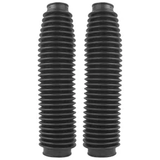 SOUFFLET DE FOURCHE MOTO POLISPORT NOIR DIAM INT 41 ET 58 mm - LONGUEUR 350 mm  (PAIRE)