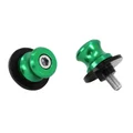 DIABOLO FOR PADDOCK STAND FOR KAWASAKI 900 Z900 ALUMINIUM GREEN (PAIR)  - AVOC -