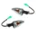 CLIGNOTANT SCOOT ADAPTABLE MBK 50 NITRO 2013>, BOOSTER NAKED AV/YAMAHA 50 AEROX 2013>, BWS NAKED AV/PIAGGIO 50 TYPHOON 2011>/DERBI 50 GPR/APRILIA 50 RS4 (PAIRE)  -REPLAY-