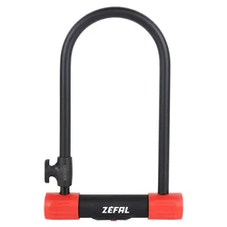 ANTITHEFT FOR BICYCLE -U LOCK ZEFAL K-TRAZ U13 (KEY LOCK) 115x230mm Ø 13mm WITH CLIP BRACKET -POSSIBILITY TO REPRODUCE KEYS.2 Stars Fub Approved