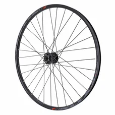 ROUE VTT 27.5" KLIXX DISC TUBELESS READY AVANT NOIR MOYEU SHIMANO M475 6 TROUS BLOCAGE RAYONS RENFORCES EN 2.2mm POUR VAE - JANTE 23C 32 RAYONS ALL MOUNTAIN