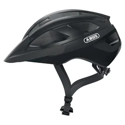 CASQUE VELO ADULTE ABUS ROUTE MACATOR VELOUR NOIR TAILLE  M (52-58cm) REGLAGE MOLETTE