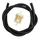 FUEL HOSE KIT 6x9  BLACK + PAPER CYLINDRIC FUEL FILTER Ø6 - (1M) (MADE IN FRANCE)