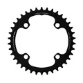 PLATEAU VTT 4BRA D.104 TA ONE 36DTS MONO NOIR MAT ALU POUR SHIMANO / SRAM / RACE FACE / FSA 10/11/12V. NARROW WIDE (COMPATIBLE TOUTE CHAINE 12V SAUF SHIMANO)