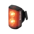 ECLAIRAGE VELO USB ARRIERE SUR TIGE DE SELLE SIGMA BUSTER RL 80 (AUTONOMIE VARIE ENTRE 2.5H/JUSQU'A 12H MODE FLASH)  NOIR - VISIBLE 1500m