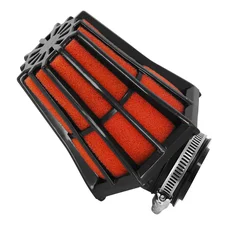 FILTRE A AIR REPLAY HEXAGONAL NOIR MOUSSE ROUGE FIXATION COUDEE 45° DIAM 35/28