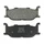 BRAKE PADS NEWFREN FOR YAMAHA 600 XJ N 1995>1997 Front   500 TMAX 2001>2003 Front   1300 STRYKER 2011> Front   950 XV BOLT 2014> Front   (L 102.5mm - H 41mm - thk 10mm)  (FD0183BT)  (TOURING ORGANIC)