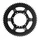 COURONNE CYCLO ADAPTABLE PEUGEOT 103 ROUE RAYONS 60 DTS (ALESAGE 94 mm) 11 TROUS NOIR  -SELECTION P2R-
