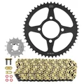 KIT CHAINE ADAPTABLE SUZUKI 125 RV VANVAN 2007>2018 428 14x49 (DIAM COURONNE 64/84/10.5) (DEMULTIPLICATION ORIGINE) -JT SPROCKETS