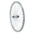 WHEEL FOR MTB- 26" ER10 REAR -SILVER- DOUBLE-WALLED -ALUMINIUM HUB- QUICK RELEASE FOR SHIMANO/SRAM CASSETTE 9/8 Speed