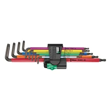 WERA 967 TX XL BLACKLASER TORX - L KEY SET 9 PIECES - German tools for workshop
