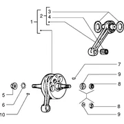 Vilebrequin-ensamble bielle maneton