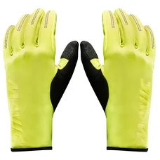 GANTS VELO LONG MAVIC ESSENTIAL THERMO NOIR/JAUNE REFLECHISSANT M (PAIRE SUR CARTE) SANS VELCRO