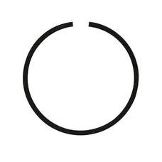 OIL SCRAPER PISTON RING- "PIAGGIO GENUINE PART" COMMON TO THE RANGE MAXISCOOTER 250 CC  -484908-