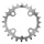 PLATEAU VTT 4BRA D.64 STRONGLIGHT 24DTS TRIPLE INTERIEUR ARGENT ACIER 8/9V.