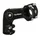 STEM FOR MTB/URBAN/TREKKING- ERGOTEC -ADJUSTABLE- OCTOPUS HIGH RISE -ALUMINIUM- BLACK Ø31,8  L 90mm  (APPROVED LEVEL 4) For fork 1"1/8