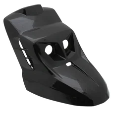 FRONT FAIRING FOR SCOOT  REPLAY DESIGN EDITION FOR  MBK 50 BOOSTER 2004>/YAMAHA 50 BWS 2004> GLOSS BLACK  (SUPPLIED WITH HEADLIGHT KIT)