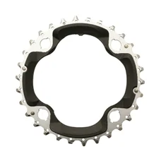 PLATEAU VTT 4BRA D.96 POUR SHIMANO SLX M672 / XT M782 TRIPLE 30DTS MILIEU ORIGINE ARGENT/NOIR 10V.