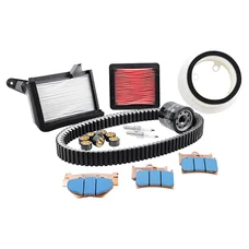 KIT ENTRETIEN MAXISCOOTER ADAPTABLE YAMAHA 560 TMAX 2020>2021 PLAQUETTE METAL FRITTE (PACK 11 PIECES) -SELECTION P2R PREMIUM