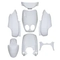 FAIRINGS/BODY PARTS FOR SCOOT  MBK 50 OVETTO 2002>2007/YAMAHA 50 NEOS 2002>2007 WHITE GLOSS  (7 PARTS KIT )