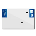 PLASTIC STRIP FOR BLANK PVC LICENSE PLATE (MOTORBIKE FORMAT 210X130)-DEPT 49/EUROPE (SOLD PER UNIT)