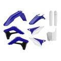FAIRINGS/BODY PARTS FOR SHERCO 125, 250, 300 SC, 250, 300, 450, 500 SCF 2019>2023  ( 9 parts kit ) Blue/White/black (OEM color)   -POLISPORT-