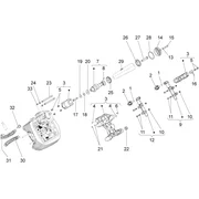 Distribution cylindre gauche (roller)