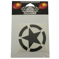 STICKER MERYT BLACK STAR (10cm)