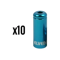 EMBOUT DE GAINE DE FREIN 5 mm ALU BLEU ETANCHE (VENDU PAR 10) -ELVEDES