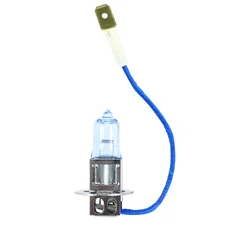 LIGHT BULB HALOGEN H3 12V 55W -Foot PK22s MEGABLUE (SOLD PER UNIT).  -FLOSSER-