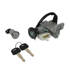 CONTACTEUR A CLE SCOOT ADAPTABLE KYMCO 50 VITALITY 2T ET 4T 2004> (AVEC SERRURE DE SELLE)  -P2R-