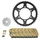KIT CHAINE ADAPTABLE TRIUMPH 675 R STREET TRIPLE 2009>2013, STREET TRIPLE 2007>2013  525  16x47  (DIAM COURONNE 106/125/10.5)  (DEMULTIPLICATION ORIGINE)  -AFAM-