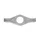 MOUNTING BRACKET - ON BOTTOM BRACKET - FOR CHAIN GUARD HEBIE 33 Teeth. Ø 160mm (SOLD PER UNIT)  -