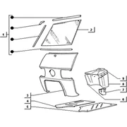 Pieces composant le chassis