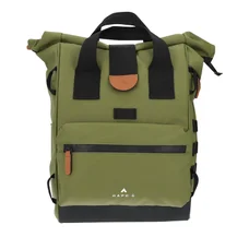 SACOCHE ARRIERE VELO HAPO.G ROLL-TOP KAKI CONVERTIBLE SAC A DOS (53x26x16cm) (VENDU A L'UNITE)
