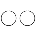 PISTON RING FOR MOPED AIRSAL FOR  MBK 51 AIR (SOLD PER PAIR)