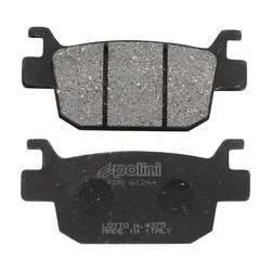 BRAKE PADS -POLINI FOR HONDA 125 FORZA ABS 2015>  Rear 250 FORZA 2007>  Rear 300 FORZA 2013>  Rear 125 SHi 2013>  Rear 300 SHi 2013>  Rear 250 JAZZ Rear (174.0082)  (ORIGINAL)