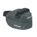 SADDLE BAG FOR BICYCLE - BASIL DISCOVERY 0.5Lt - Polyester waterproof -Grey/black- WATERPROOF ON VELCRO TAPES + RAIN COVER