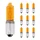 LIGHT BULB MINI HALOGEN - H21W 12V 21W FOOT BAX9s Standart E13-2D3 LONG - ORANGE (For flashers) (SOLD PER 10 10) -VICMA-