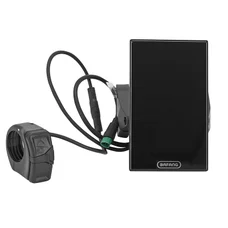 COMPTEUR / DISPLAY AVEC UNITE DE COMMANDE VAE BAFANG DP C010 CANBUS POUR MOTEUR CENTRALE M510, M420, M410, M210 NOIR AVEC BLUETOOTH (SUPPORT 22,2/25,4/31,8/35 mm LONGUEUR CABLE 230 mm)