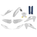 FAIRINGS/BODY PARTS FOR HUSQVARNA 125 TC, 250, 350, 450 FC 2019>  White - (OEM color)  (11 parts kit)   -POLISPORT-