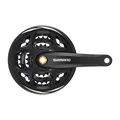 PEDALIER VTT SHIMANO  7/8V. ALTUS NOIR 170mm 42-32-22 AVEC CARTER (BOITIER 123mm)