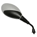 MIRROR FOR MAXISCOOTER YAMAHA 125 TEOS 2000>/MBK 125 DOODO 2000> RIGHT BLACK (CEE APPROVED)  -SELECTION P2R -